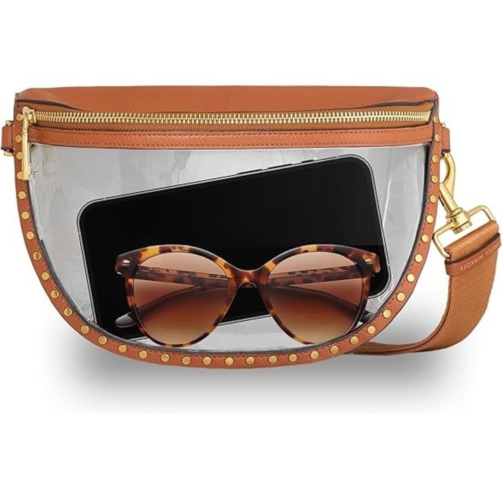 Darren Clear Crescent Crossbody Bag, Stadium Approved Transparent Sling Purse... - Picture 6 of 6